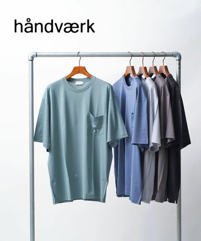 handvaerk(ハンドバーク) 60/2 S/S BIG T-SHIRT