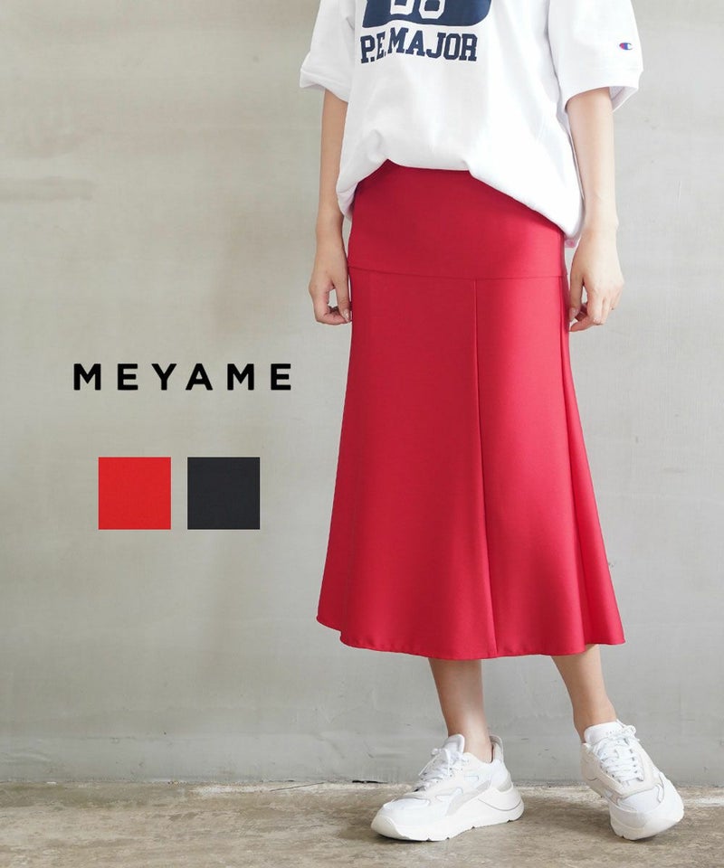 MEYAME(メヤメ) BEAUTIFUL SKIRT ビューティフルスカート RED(RED)