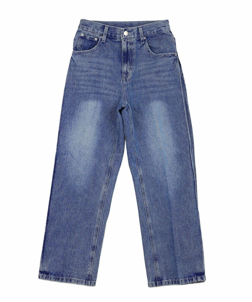 YENN(イェン)SIDE PLEATED DENIM PANTS | BLEU COMME BLEU(ブルーコム