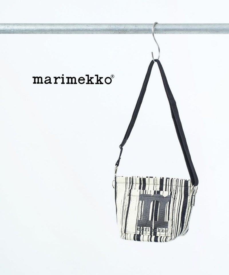 marimekko(マリメッコ) MONO MINI CROSSBODY SILUETTI ブラック×ライトイエロー(99)