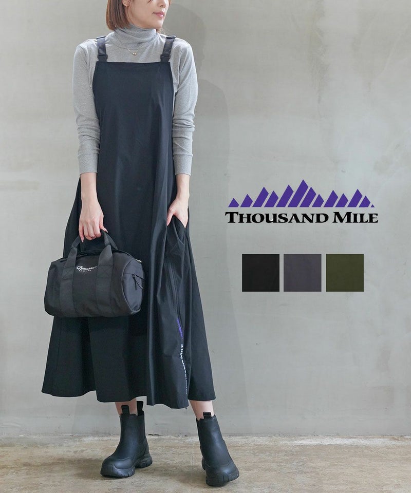 THOUSAND MILE(サウザンドマイル) SALOPETTE SKIRT ブラック(09)