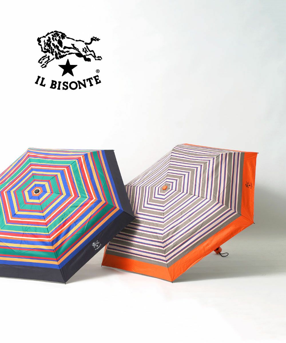IL BISONTE(イルビゾンテ)晴雨兼用折りたたみ傘 | BLEU COMME BLEU