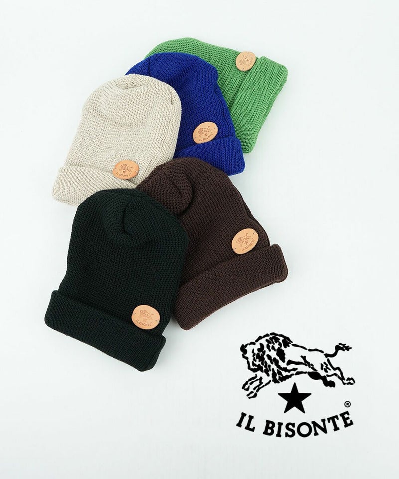 IL BISONTE(イルビゾンテ) ニットキャップ ブルー(35)