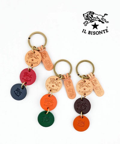 IL BISONTE(イルビゾンテ) レザーチャーム キーホルダー