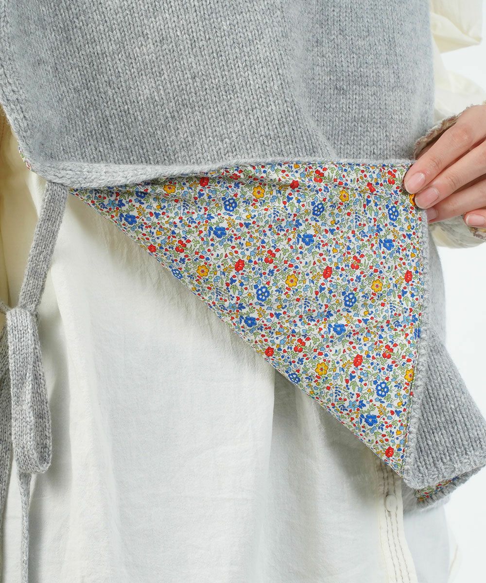 Gauze# ニット リバティ ベスト Gauze#(ガーゼ)LIBERTYストリングニットベスト | BLEU COMME BLEU