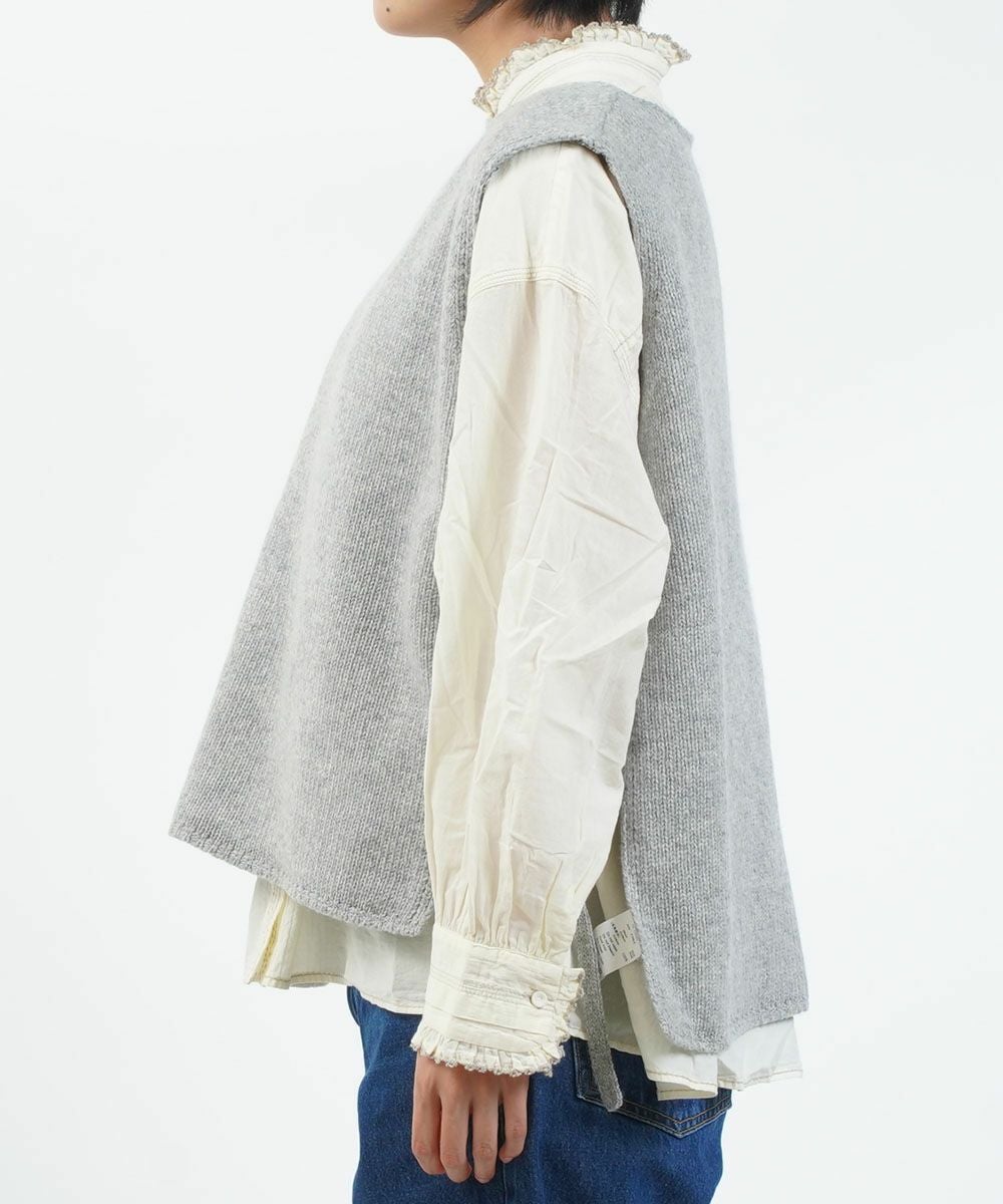 Gauze#(ガーゼ)LIBERTYストリングニットベスト | BLEU COMME BLEU