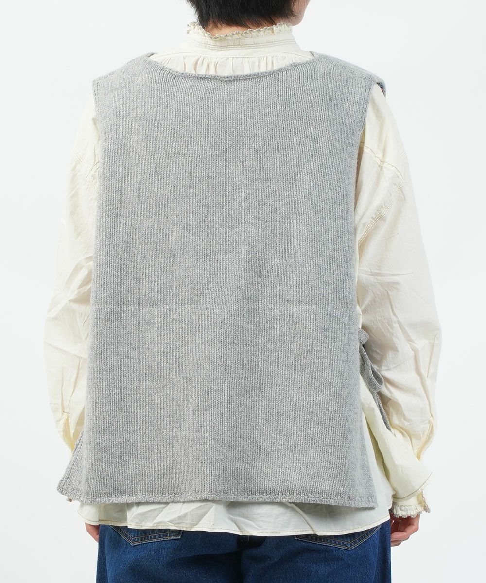 Gauze# ニット リバティ ベスト Gauze#(ガーゼ)LIBERTYストリングニットベスト | BLEU COMME BLEU