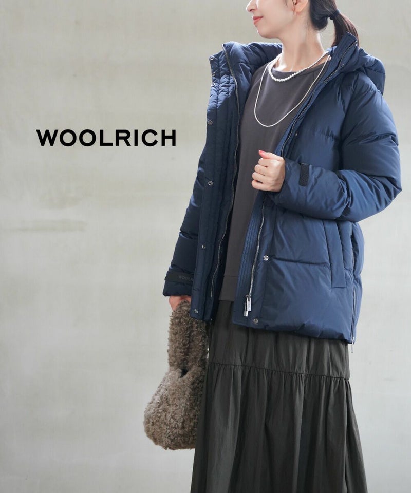 WOOLRICH(ウールリッチ) アルセアミディアムパファージャケット  ALSEA MEDIUM PUFFER JKT MELTON BLUE(MB)