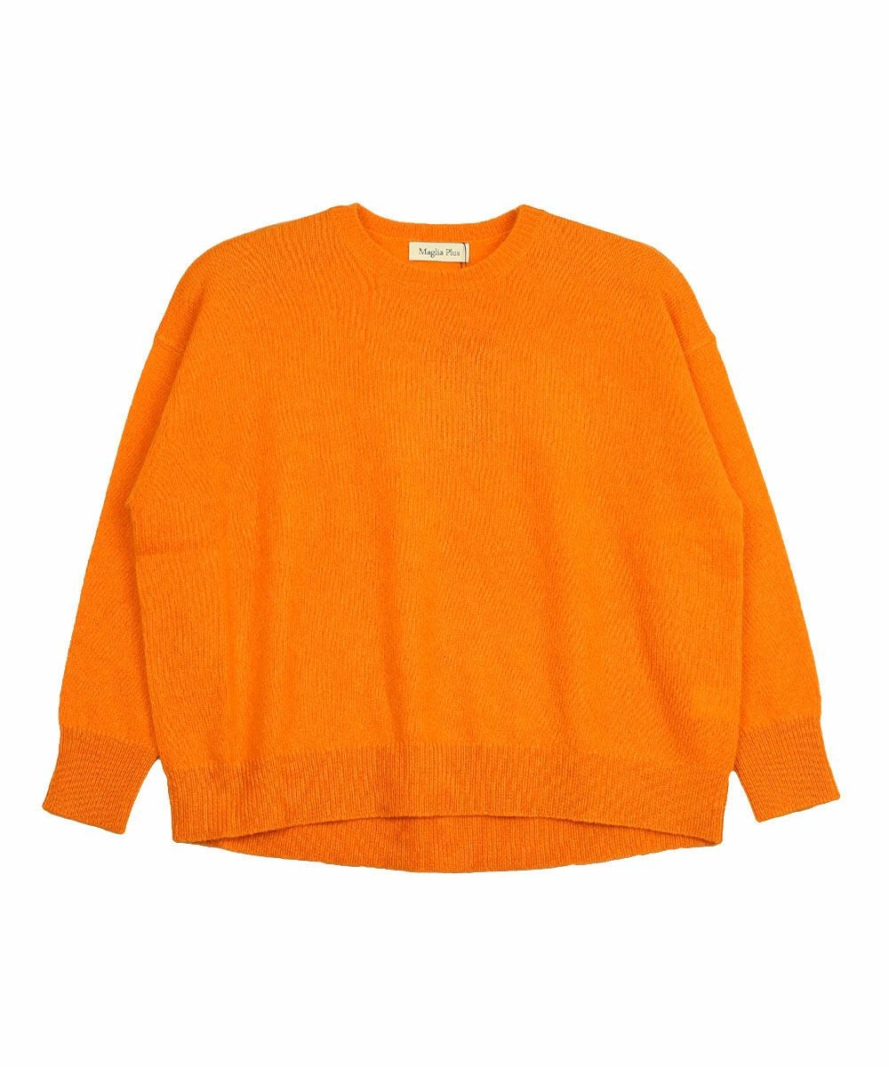 maglia plus ニット Maglia Plus(マリアプラス)ヤクウール クルーネックニット | BLEU