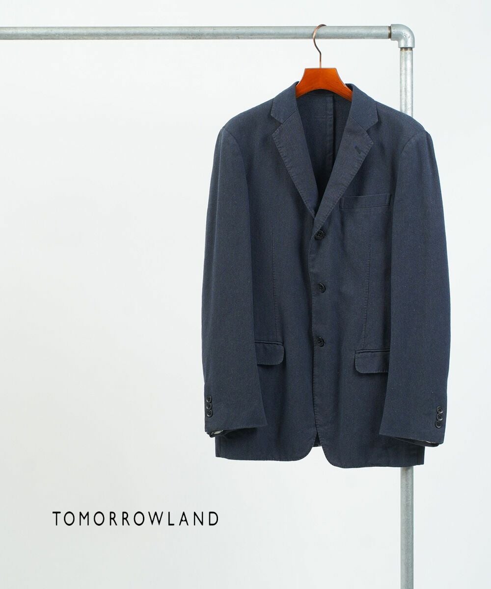 TOMORROWLAND(トゥモローランド)ベルト付き ステンカラーコート | BLEU