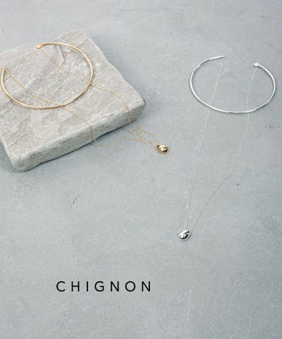 CHIGNON(シニヨン) 2連チョーカーネックレス