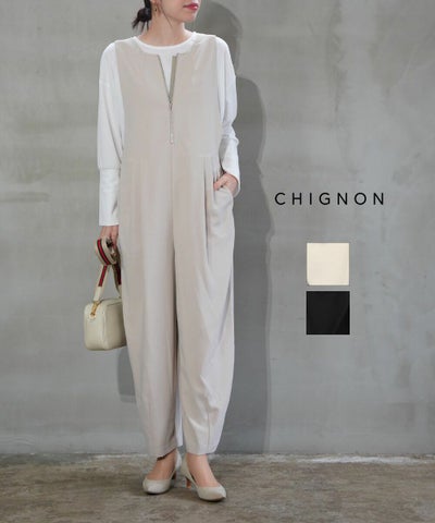 CHIGNON(シニヨン) ノースリカーヴィーサロペット