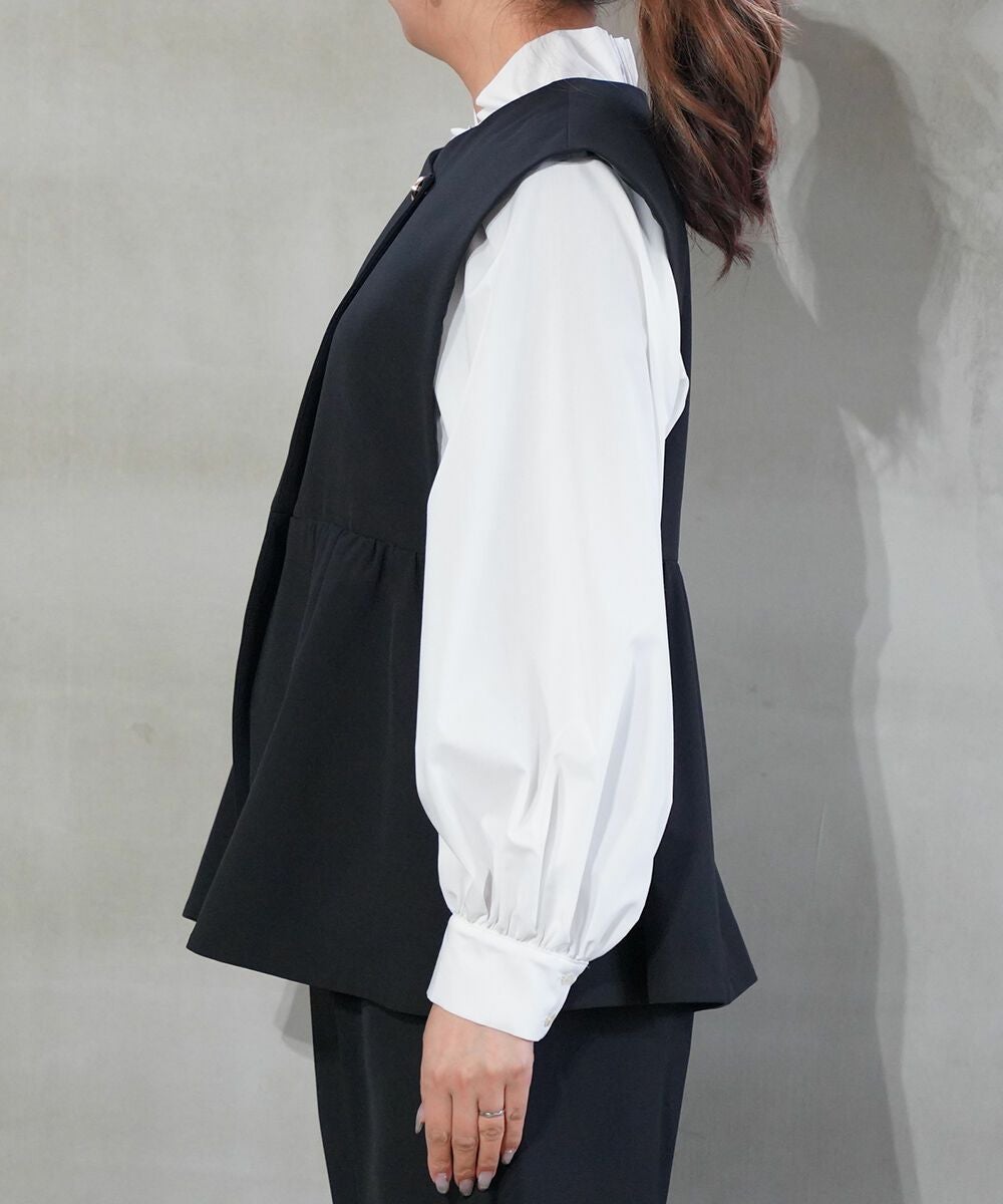 CHIGNON(シニヨン)ペプラムベスト | BLEU COMME BLEU(ブルーコムブルー)