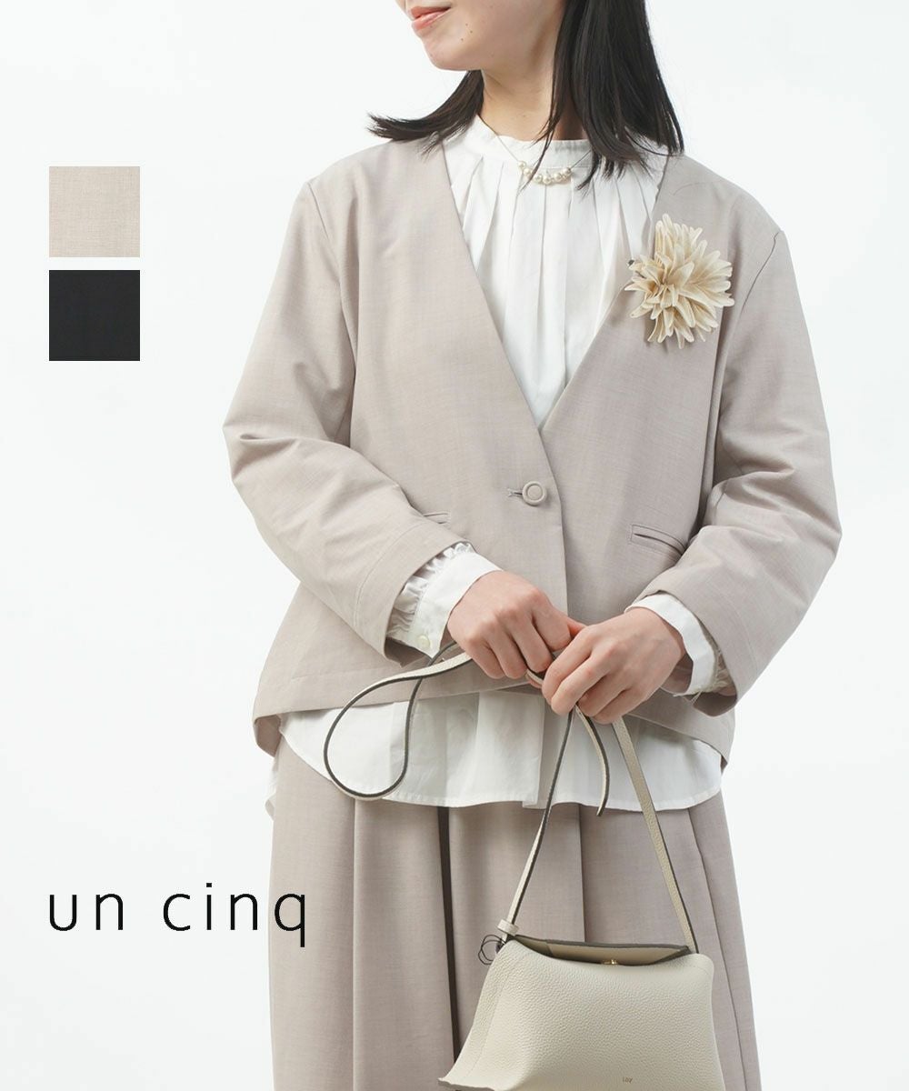 un cinq(アンサンク)Melange Ox Tailored Jacket | BLEU COMME BLEU un cinq(アンサンク)Melange Ox Tailored Jacket | BLEU COMME BLEU