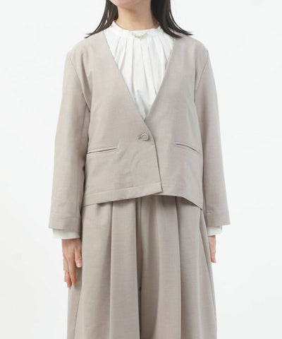 un cinq(アンサンク) Tropical V-neck Jacket