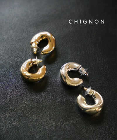 CHIGNON(シニヨン) ボリュームニュアンスフープピアス