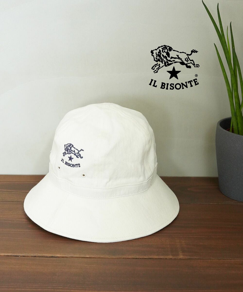 IL BISONTE アウトドアハット ベージュ IL BISONTE(イルビゾンテ)バケットハット | BLEU COMME BLEU(ブルー