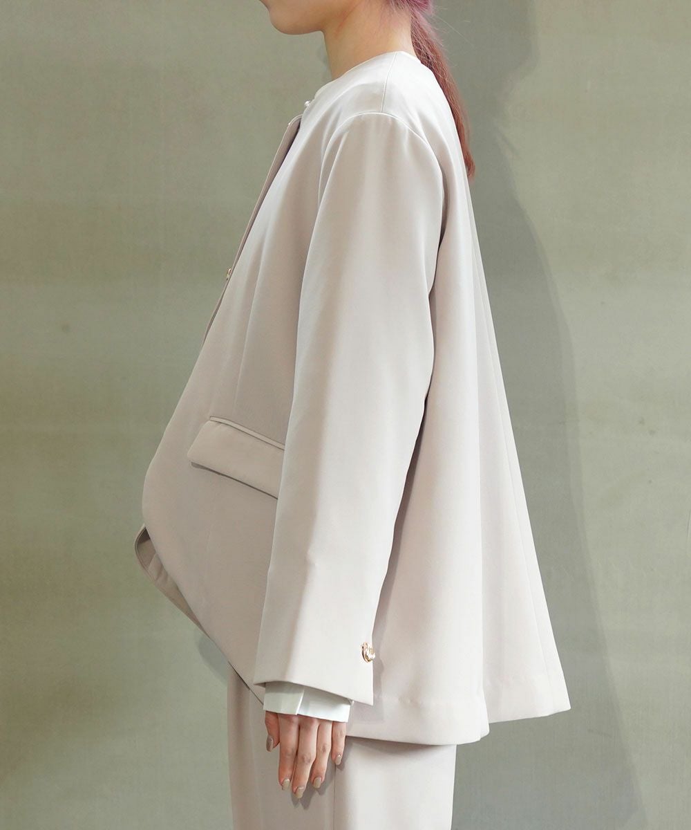 CHIGNON(シニヨン)ラウンドヘムジャケット | BLEU COMME BLEU(ブルー