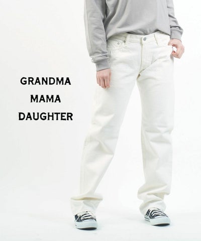 GRANDMA MAMA DAUGHTER by KATO'(グランマ・ママ・ドーター) ホワイトデニムパンツ