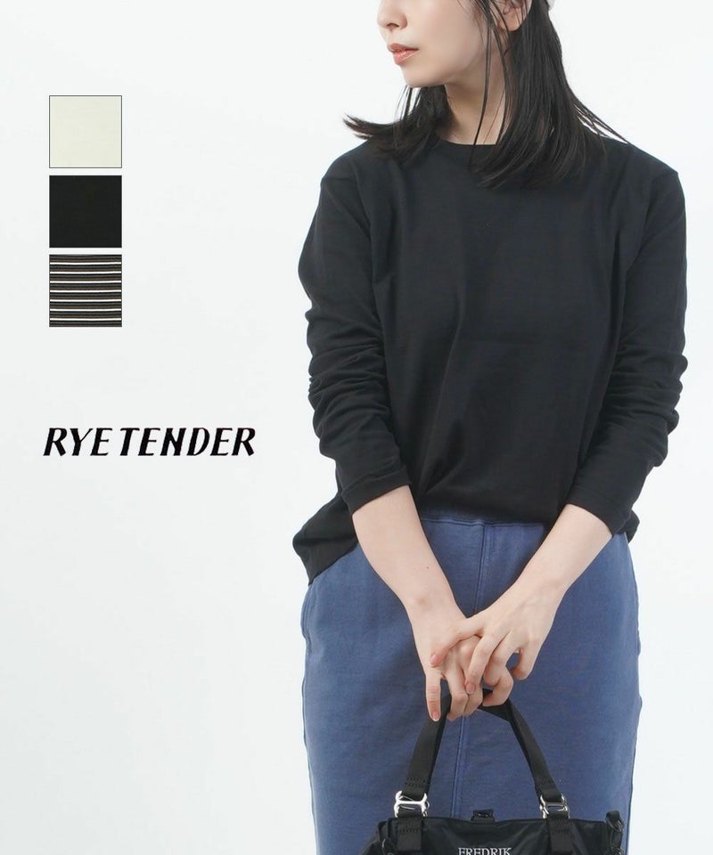 RYE TENDER(ライテンダー) MERCER L/S TEE ホワイト(WHT)