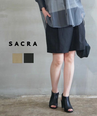 SACRA(サクラ) スペリオルベルギウムリネンショートパンツ