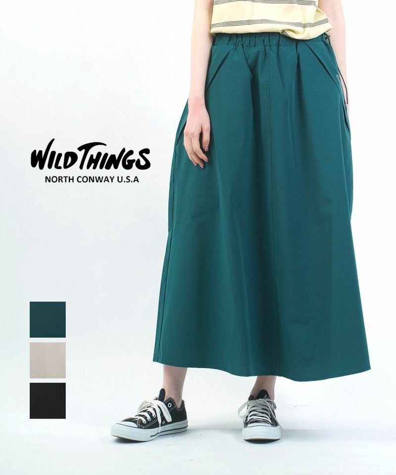 WILDTHINGS(ワイルドシングス) LAX SKIRT グリーン(GRN)