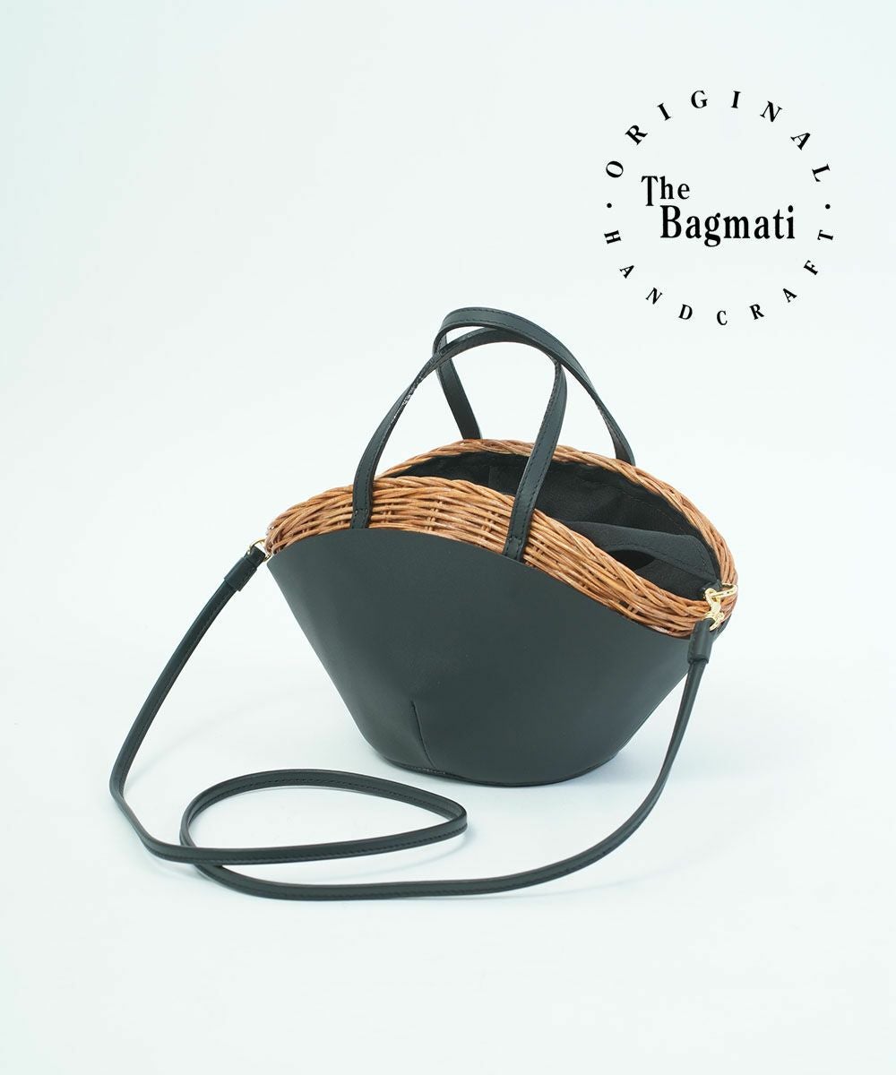 The Bagmati(ザ バグマティ)レザー×ウィッカーカゴバッグ | BLEU COMME The Bagmati(ザ バグマティ)レザー×ウィッカーカゴバッグ | BLEU COMME