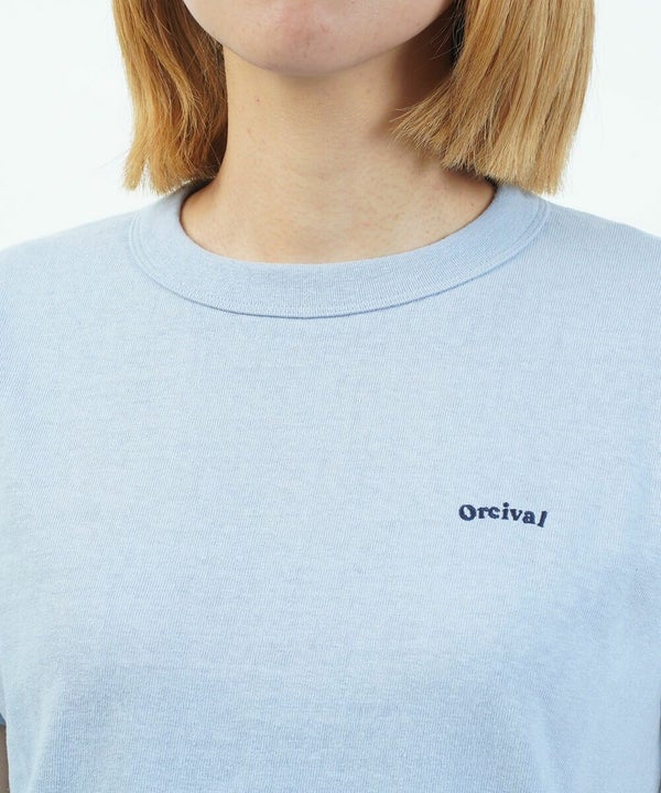 ORCIVAL(オーチバル・オーシバル) EMBROIDERY SHORT SLEEVE T-SHIRT