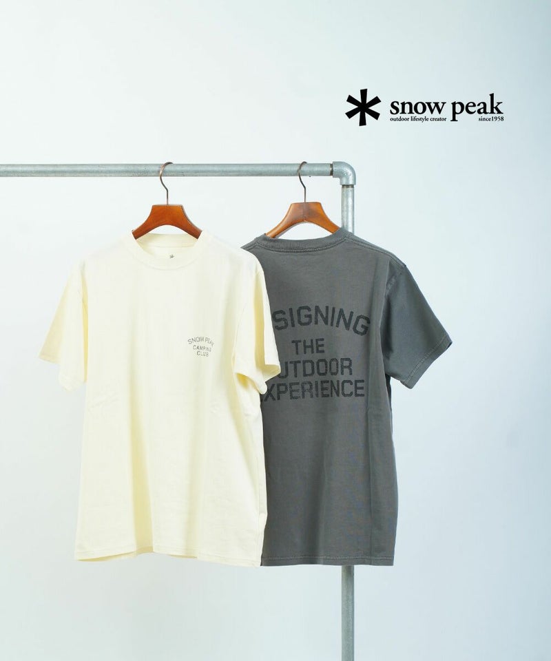 Snow Peak(スノーピーク) Recycled Cotton Dyed T-Shirt SPC Light Beige(LBE)