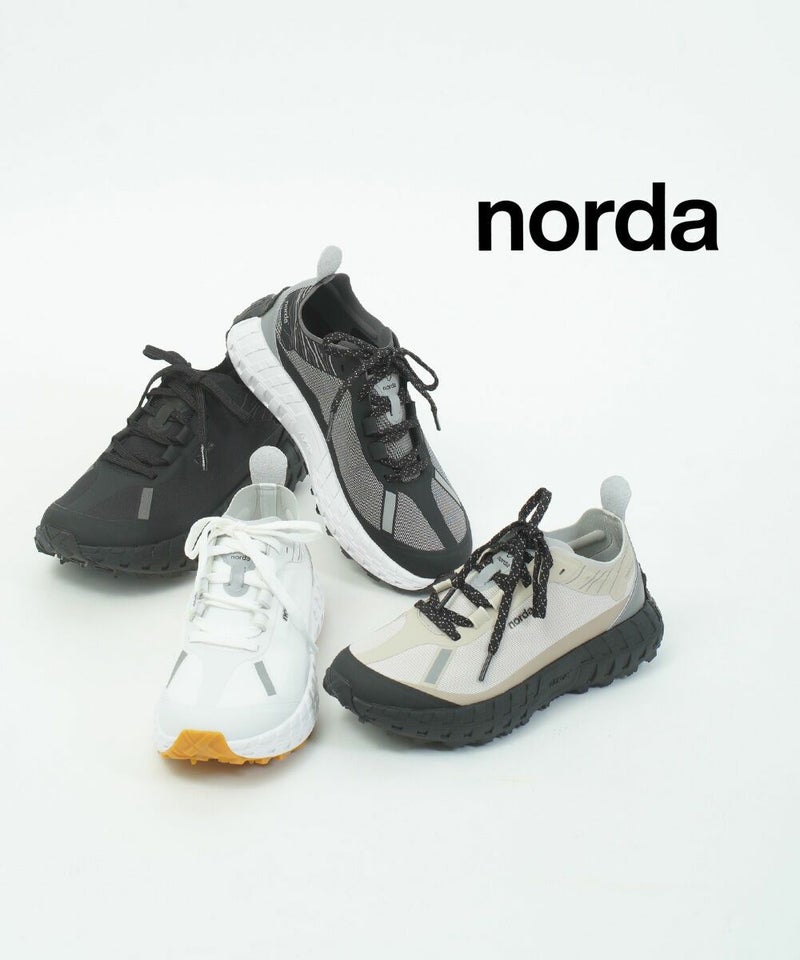 norda(ノルダ) スニーカー ランニングシューズ シューズ 靴 トレラン ローカット 軽量 クッション性 ランニング ジョギング 人気 おしゃれ NORDA001 White/Gum(WHGU)