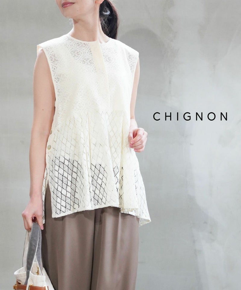 CHIGNON(シニヨン) レースミックスBL アイボリー(IVO)
