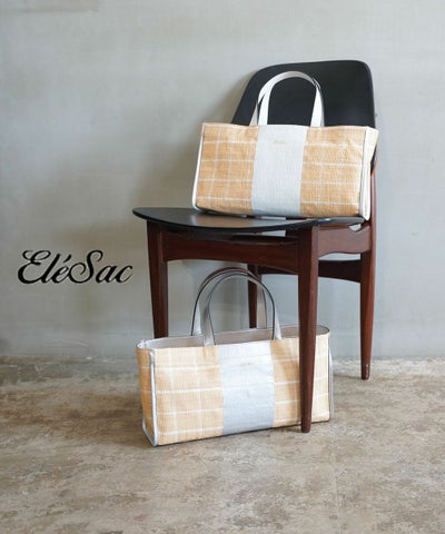 Ele'Sac(エルサック) CHECK WIDE TOTE