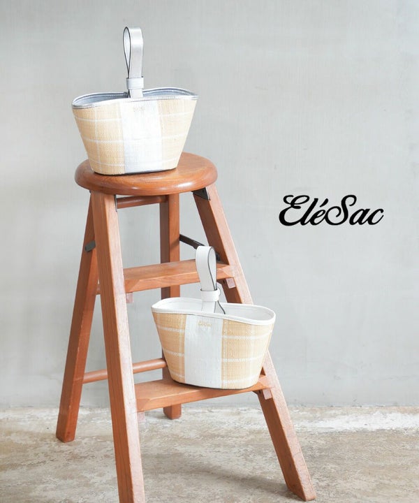 Ele'Sac(エルサック) CHECK TOP HANDLE BAG（9枚目）