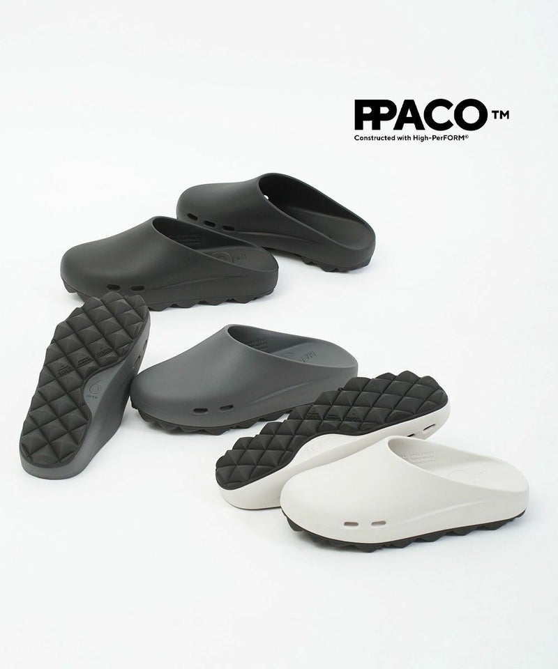 PPACO(パコ) スライドサンダル LUX-1 AIR STUDDED SOLE BLACK/BLACK(BKBK)
