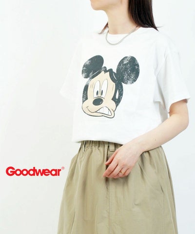 GOODWEAR(グッドウェア) ミッキーヴィンテージフォームプリントT