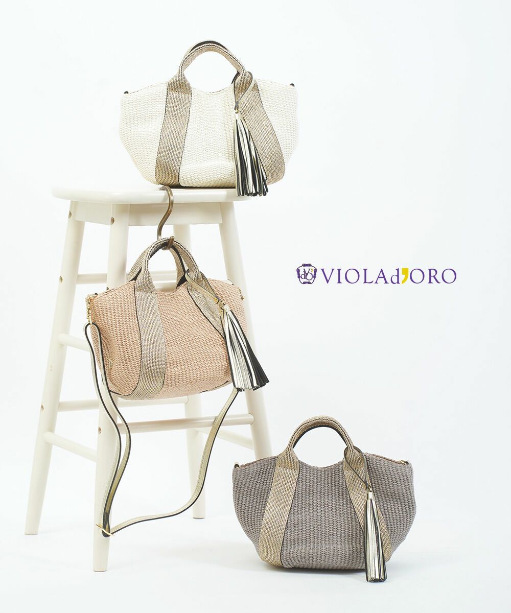 VIOLAd'ORO(ヴィオラドーロ)SANDRO ワンショルダーバッグ Sサイズ