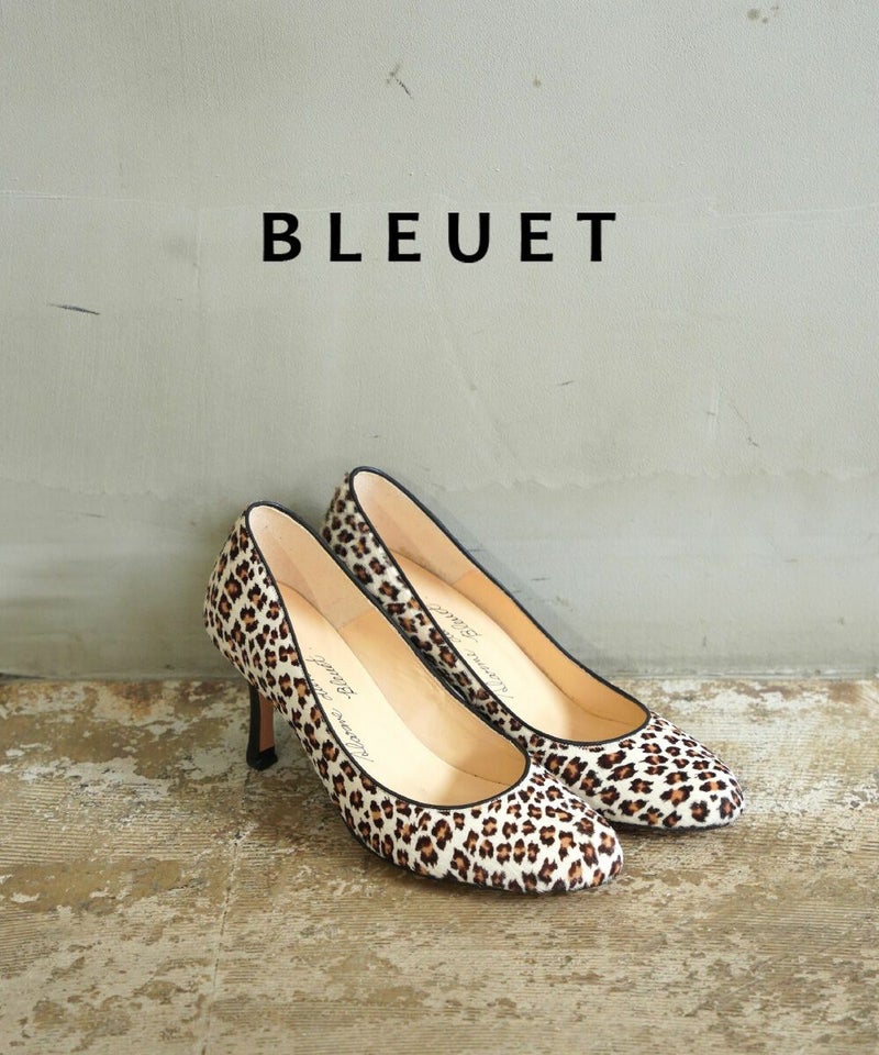 BLEUET(ブルエ) ハラコパンプス ホワイト(WHITE)