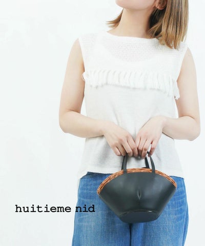 huitieme nid(ユイティーム) ノースリーブ フリンジプルオーバー
