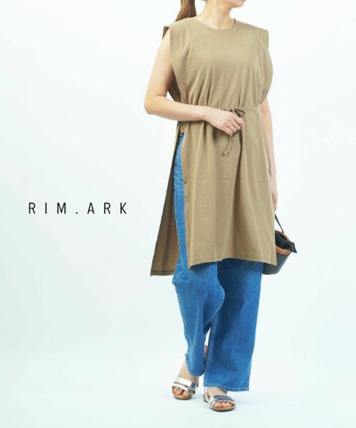 RIM.ARK(リムアーク) Side open long cut tops