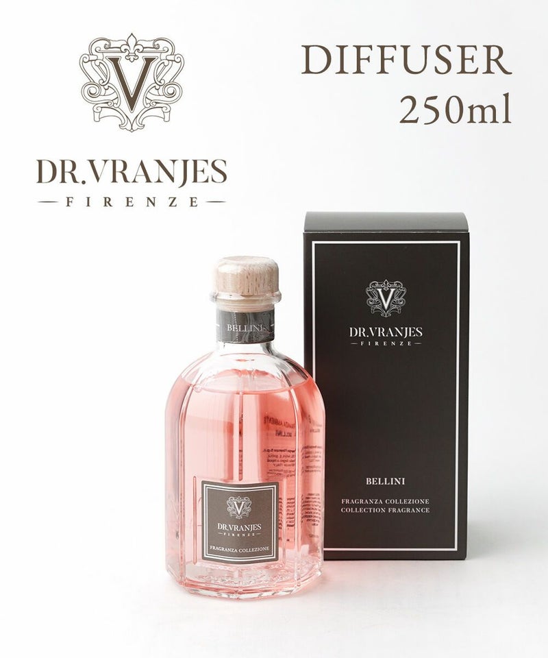 DR. VRANJES(ドットール・ヴラニエス) べリー二 BELLINI ディフューザー ルームフレグランス 250ml 正規品 アロマ エッセンシャルオイル インテリア ギフト スティック付き BELLINI(BEL)