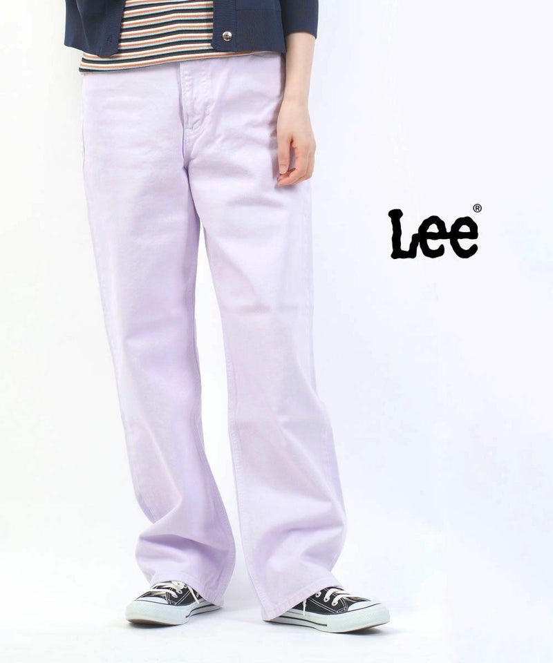 Lee(リー) ストレート デニムパンツ STANDARD WARDROBE ソフトパープル(208)
