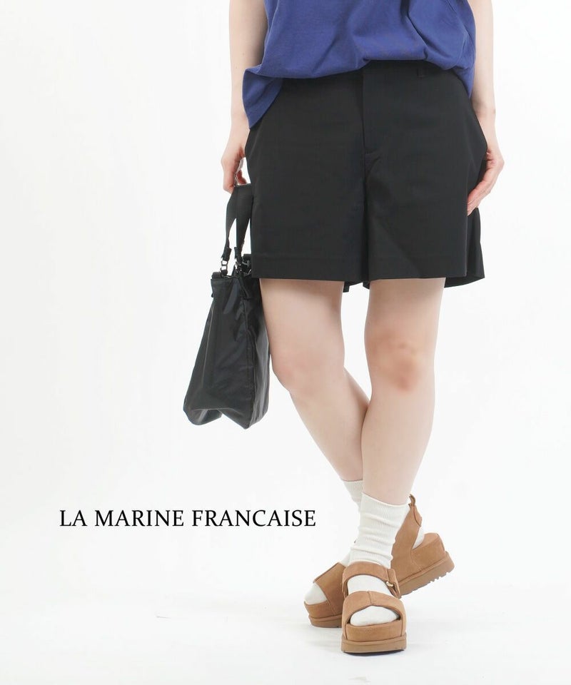 LA MARINE FRANCAISE(ラ マリン フランセーズ) ショートパンツ ブラック(05)