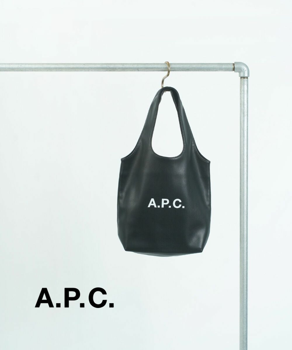 A.P.C. NINON スモールトート 黒　レザー A.P.C./TOTE NINON SMALL｜Daytona Park(FREAK'S STORE公式通販)