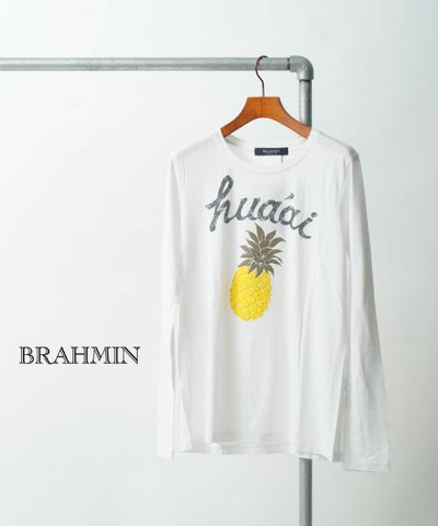 Brahmin(ブラーミン) パイナップルプリント クルーネックカットソー