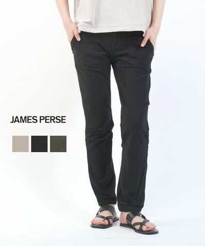 JAMES PERSE(ジェームスパース) ニットツイルトラウザーパンツ