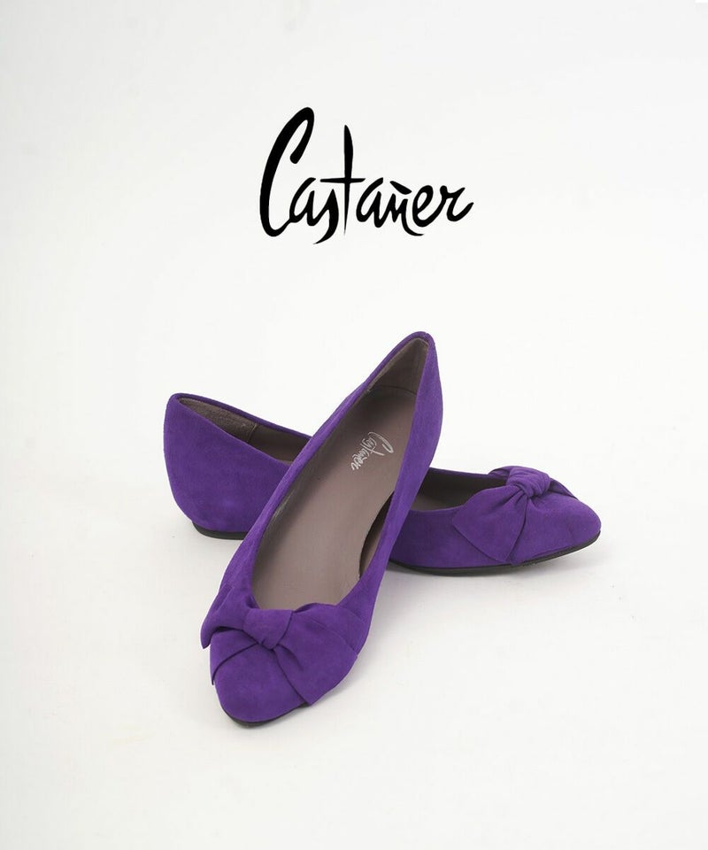 Castaner(カスタネール/カスタニエール) スエードパンプス EDY パープル(MORAD)