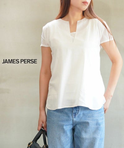 JAMES PERSE(ジェームスパース) スキッパーブラウス