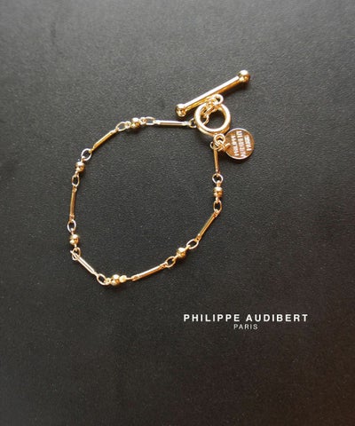 Philippe Audibert(フィリップ オーディベール) ガーネットブレスレット