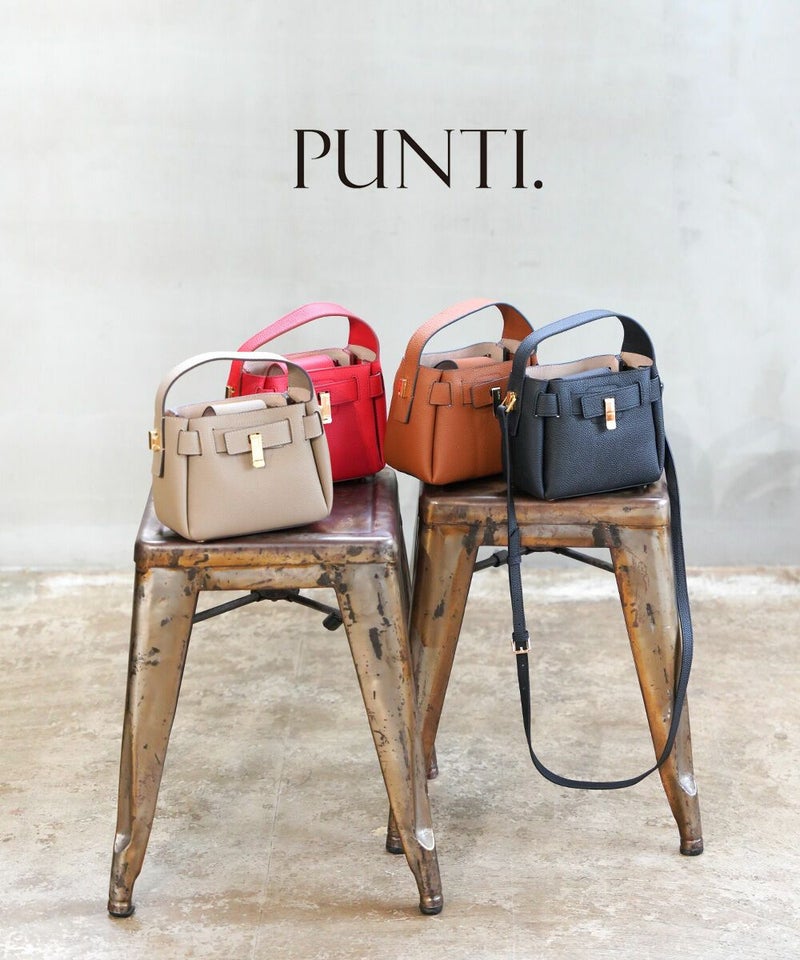 PUNTI.(プンティ) MIRROR-SHLD バッグ BLACK(BLK)