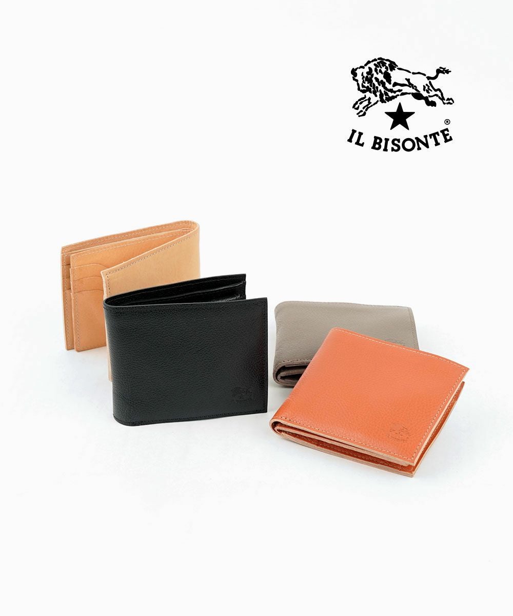 IL BISONTE(イルビゾンテ)がま口二つ折り財布 | BLEU COMME BLEU